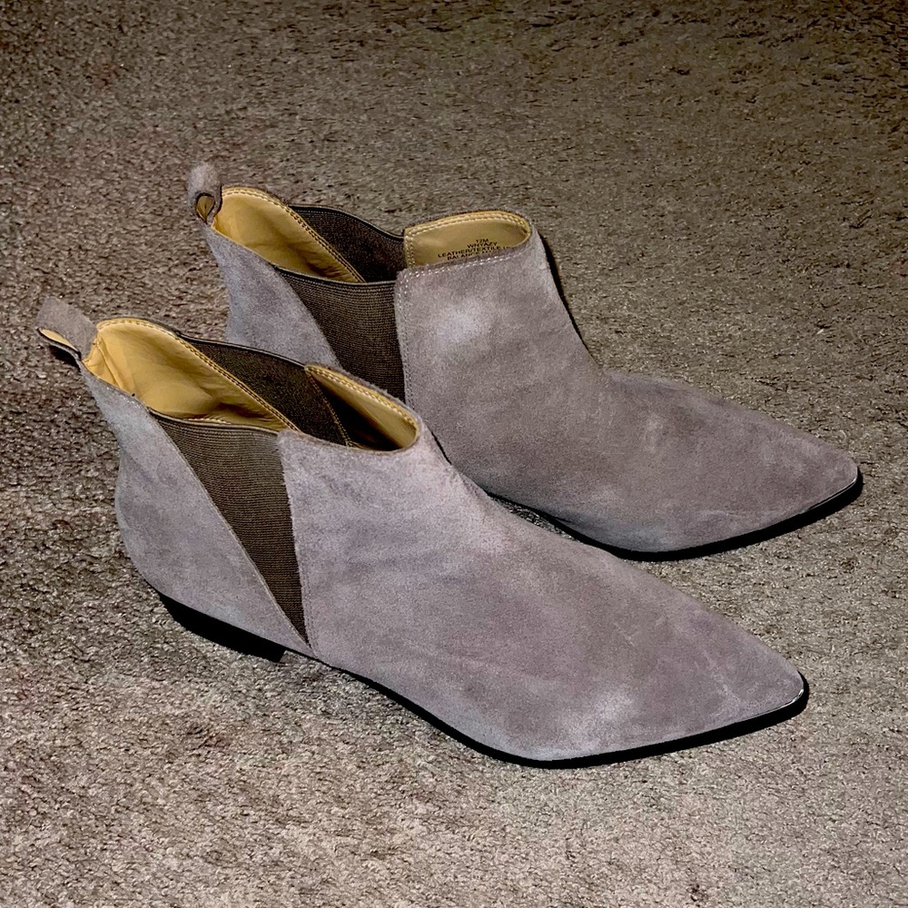 Suede Booties size 12